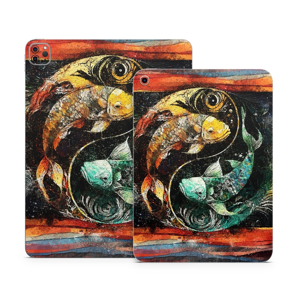 Koi Fish Yin Yang - Apple iPad Skin