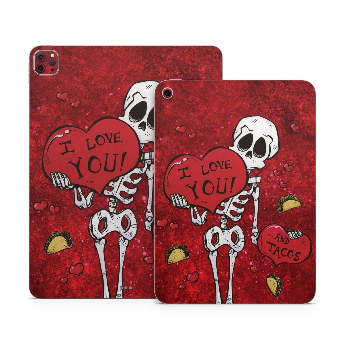 I Love You And Tacos - Apple iPad Skin