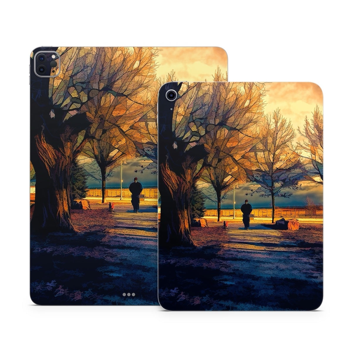 Man and Dog - Apple iPad Skin