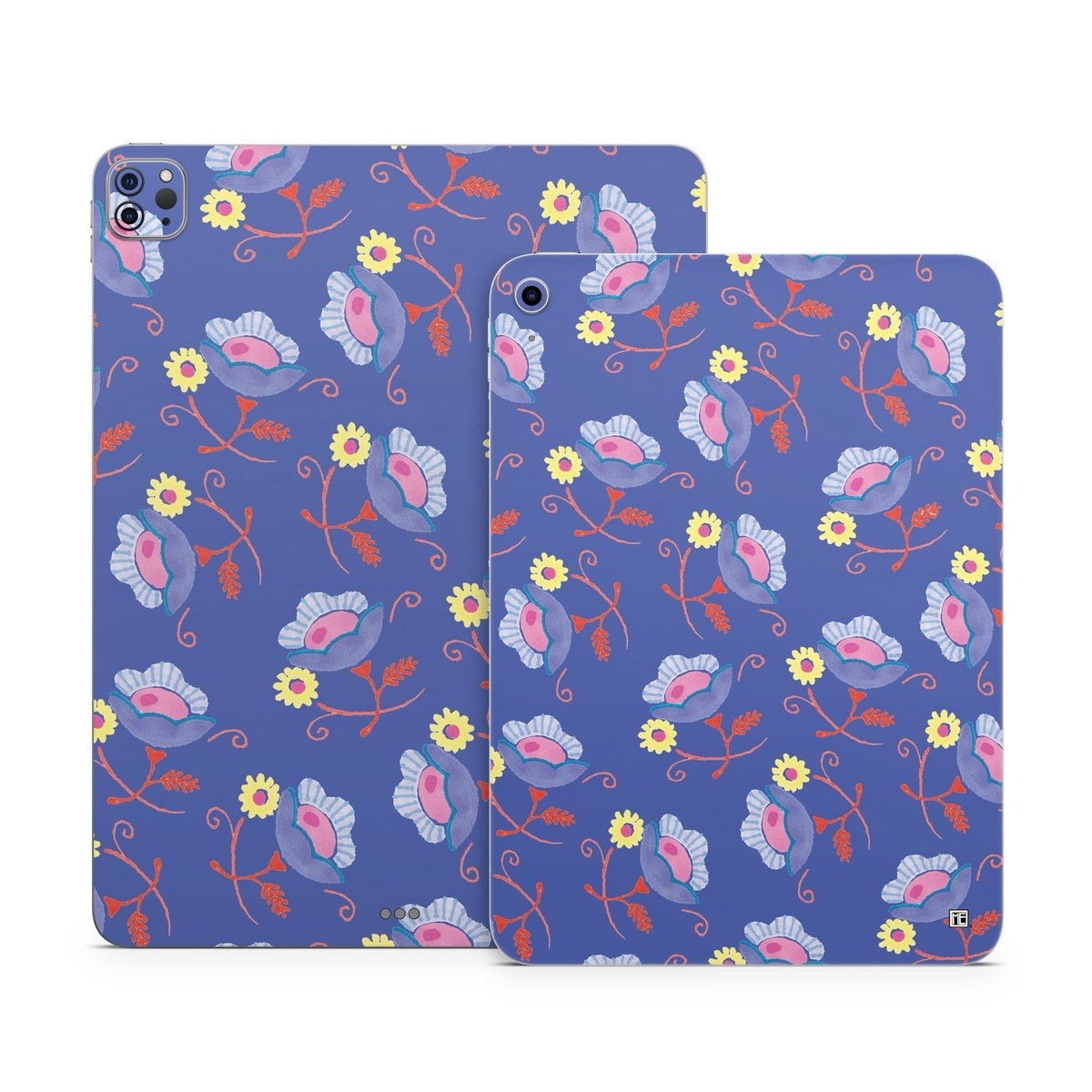 Purple Flowers - Apple iPad Skin