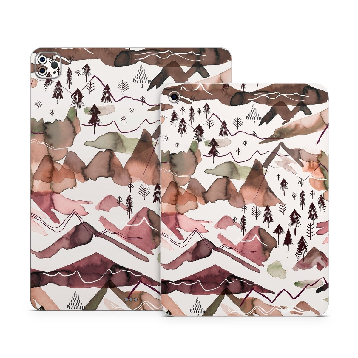 Red Mountains - Apple iPad Skin