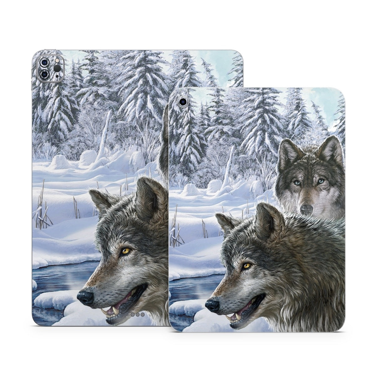 Snow Wolves - Apple iPad Skin