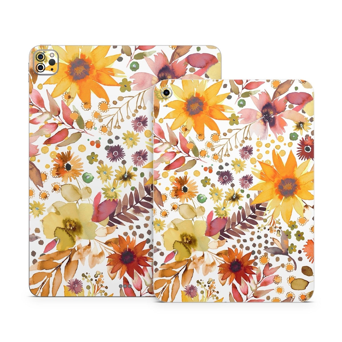 Summer Watercolor Sunflowers - Apple iPad Skin