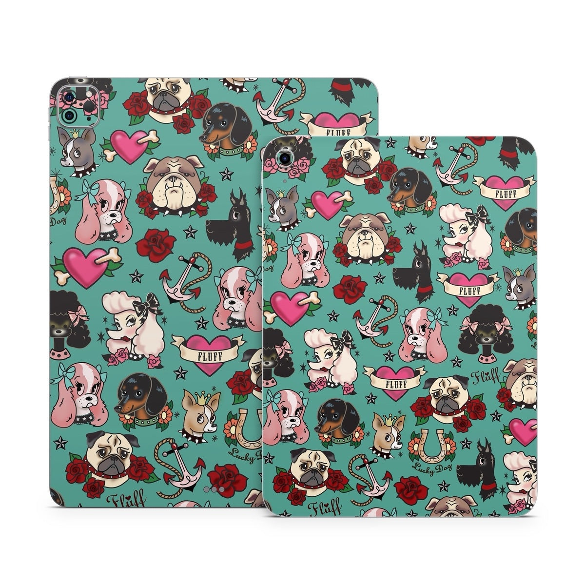 Tattoo Dogs - Apple iPad Skin