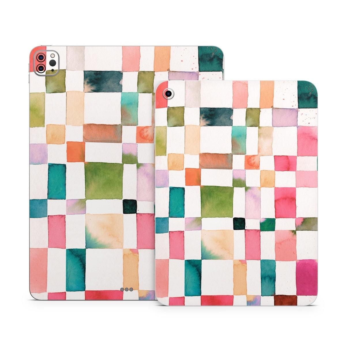 Watercolor Squares - Apple iPad Skin