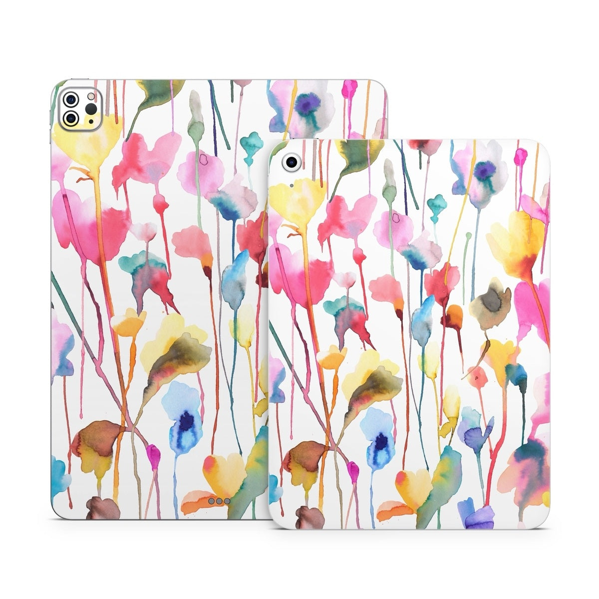 Watercolor Wild Flowers - Apple iPad Skin