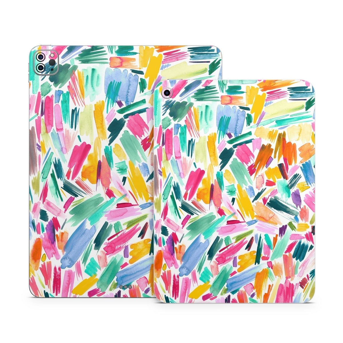 Watercolor Colorful Brushstrokes - Apple iPad Skin