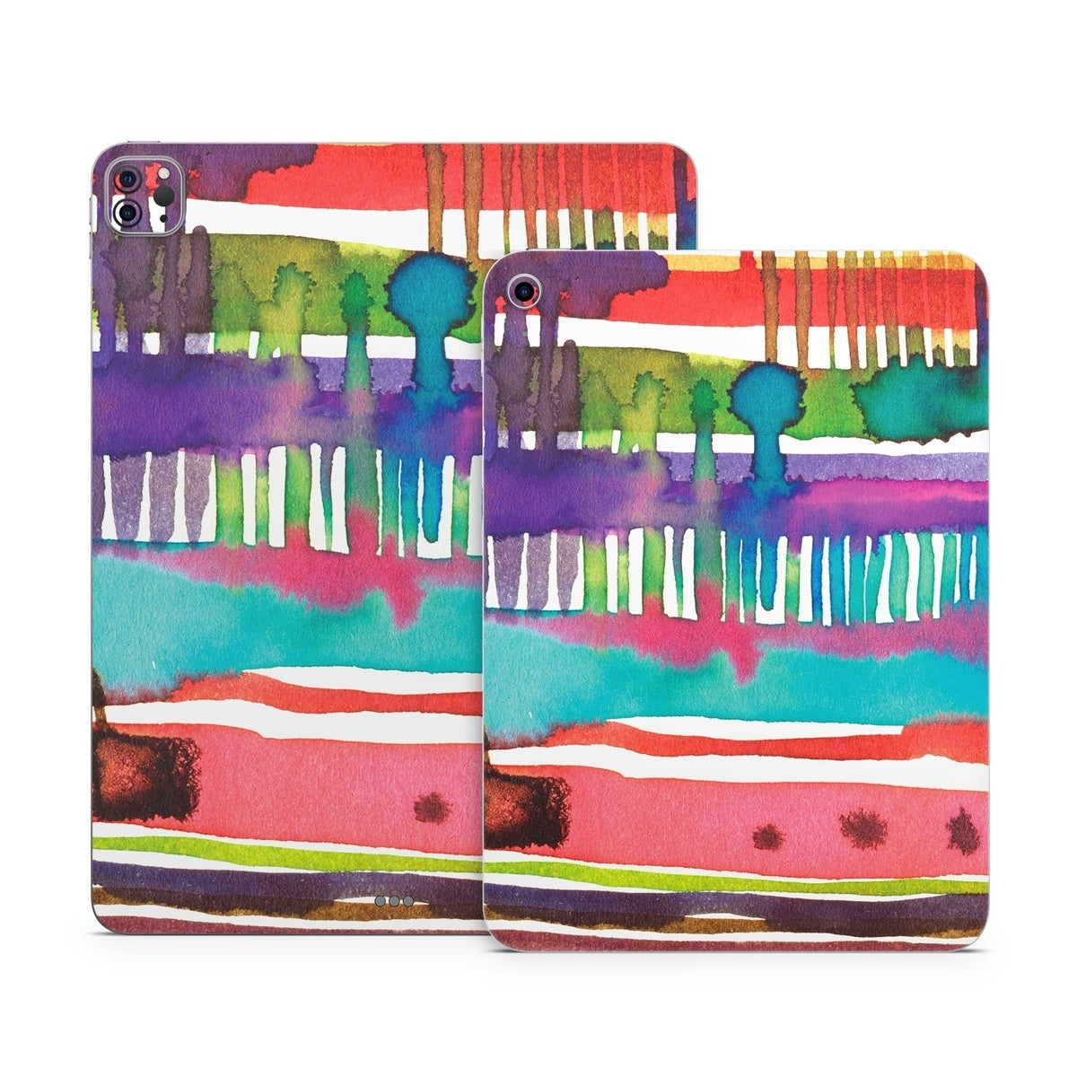 Watercolor Lines - Apple iPad Skin