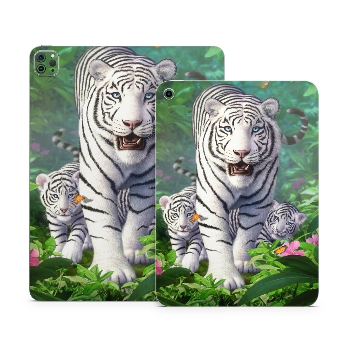 White Tigers - Apple iPad Skin