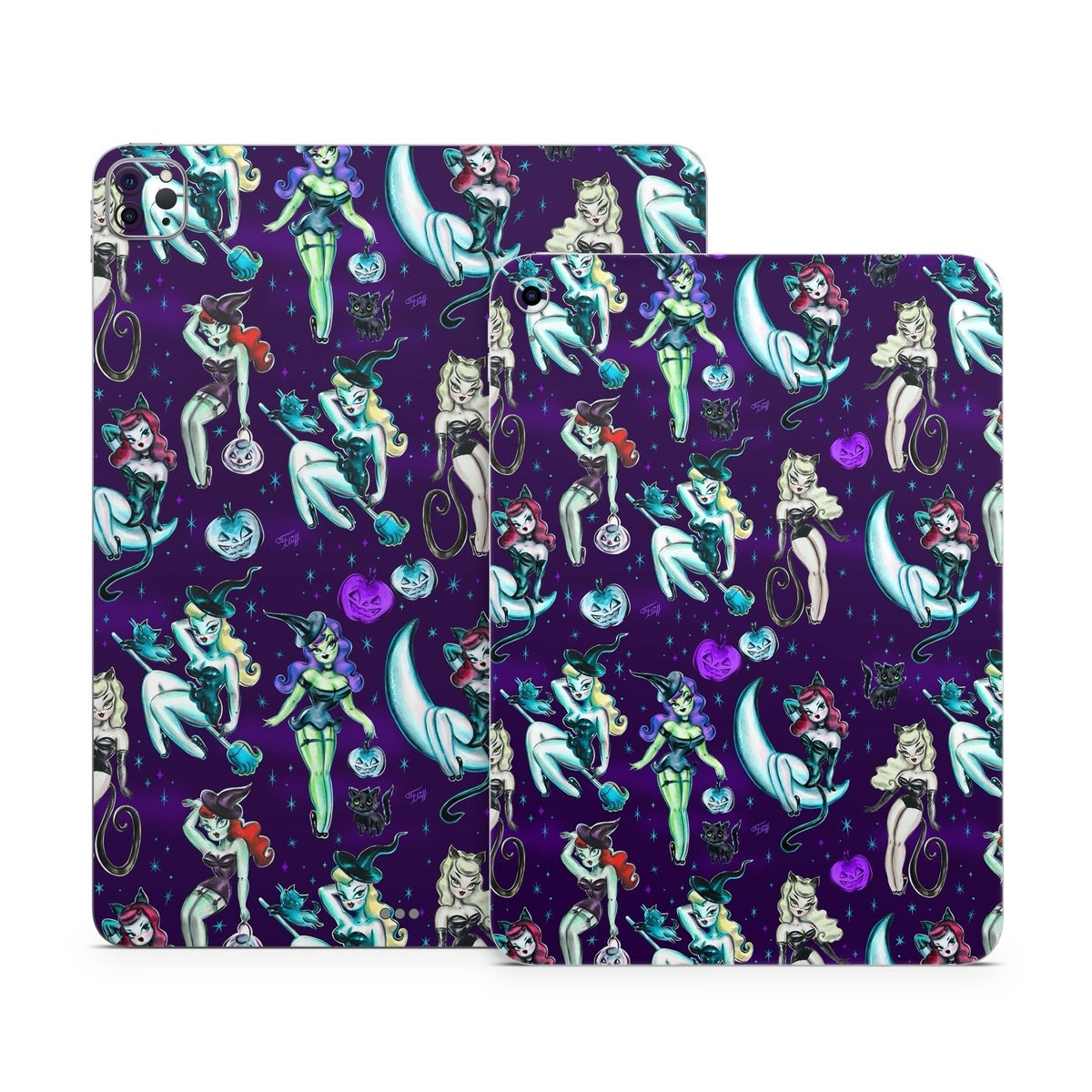 Witches and Black Cats - Apple iPad Skin