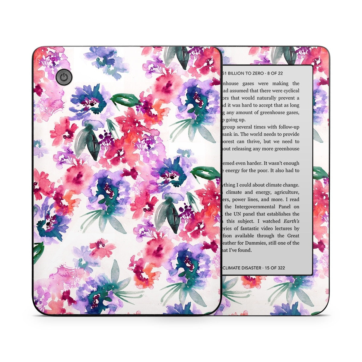 Blurred Flowers - Kobo Clara 2E Skin