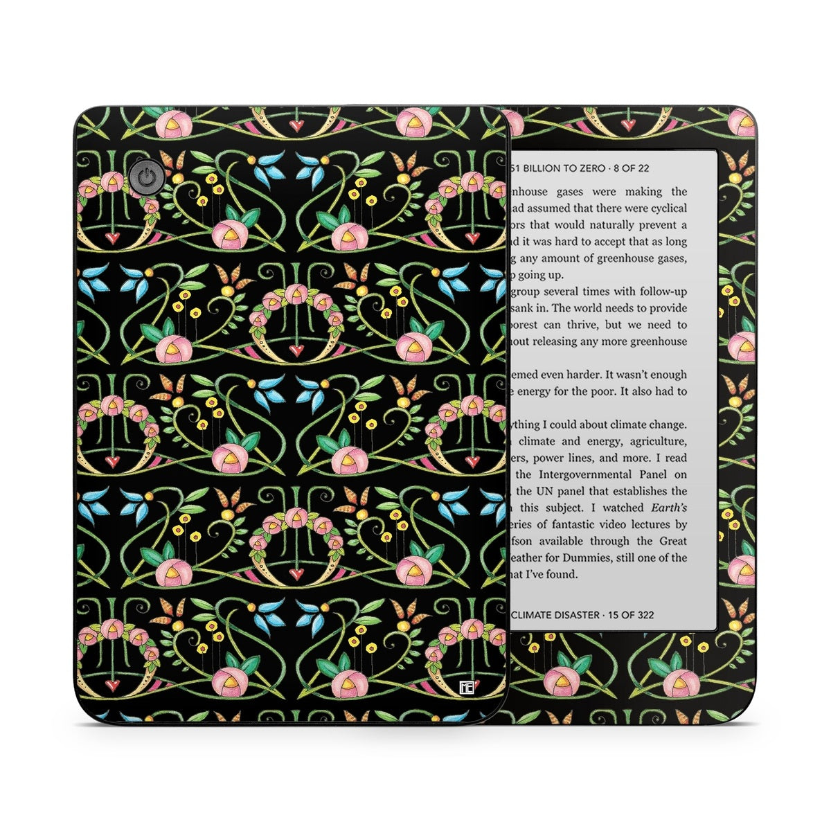 Change Nothing Flowers - Kobo Clara 2E Skin