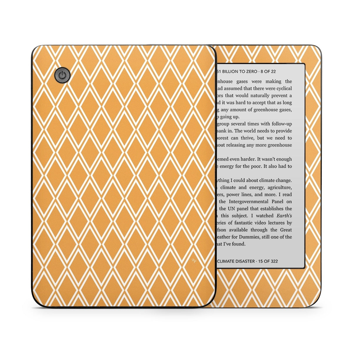 Orange Checks - Kobo Clara 2E Skin