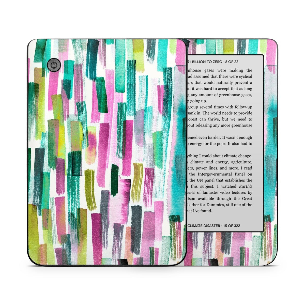 Colorful Brushstrokes - Kobo Clara 2E Skin