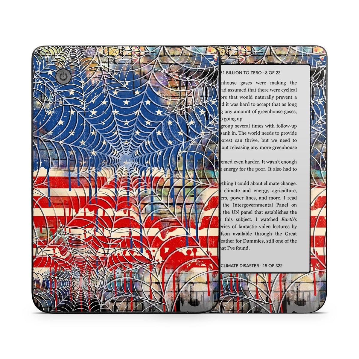 Cobweb Flag - Kobo Clara 2E Skin