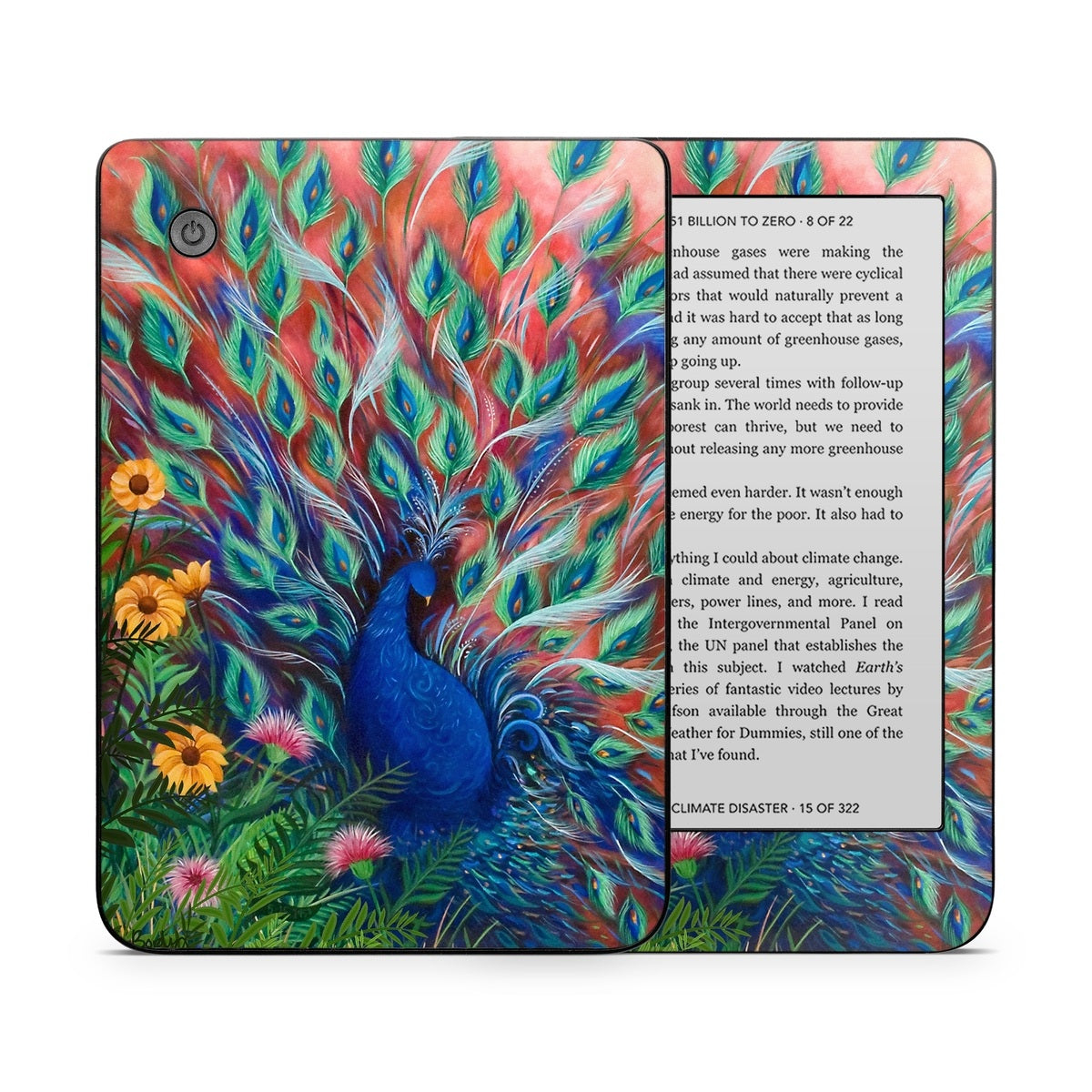 Coral Peacock - Kobo Clara 2E Skin