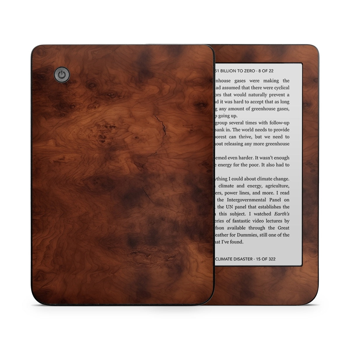 Dark Burlwood - Kobo Clara 2E Skin