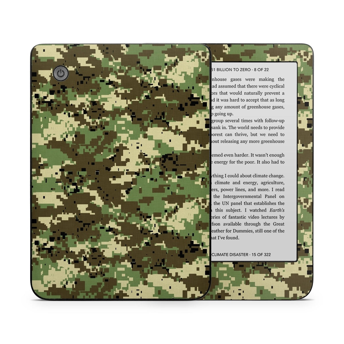 Digital Woodland Camo - Kobo Clara 2E Skin