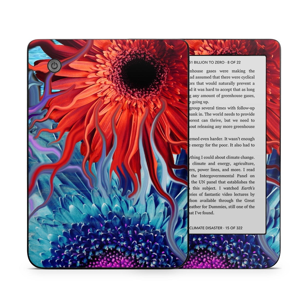 Deep Water Daisy Dance - Kobo Clara 2E Skin