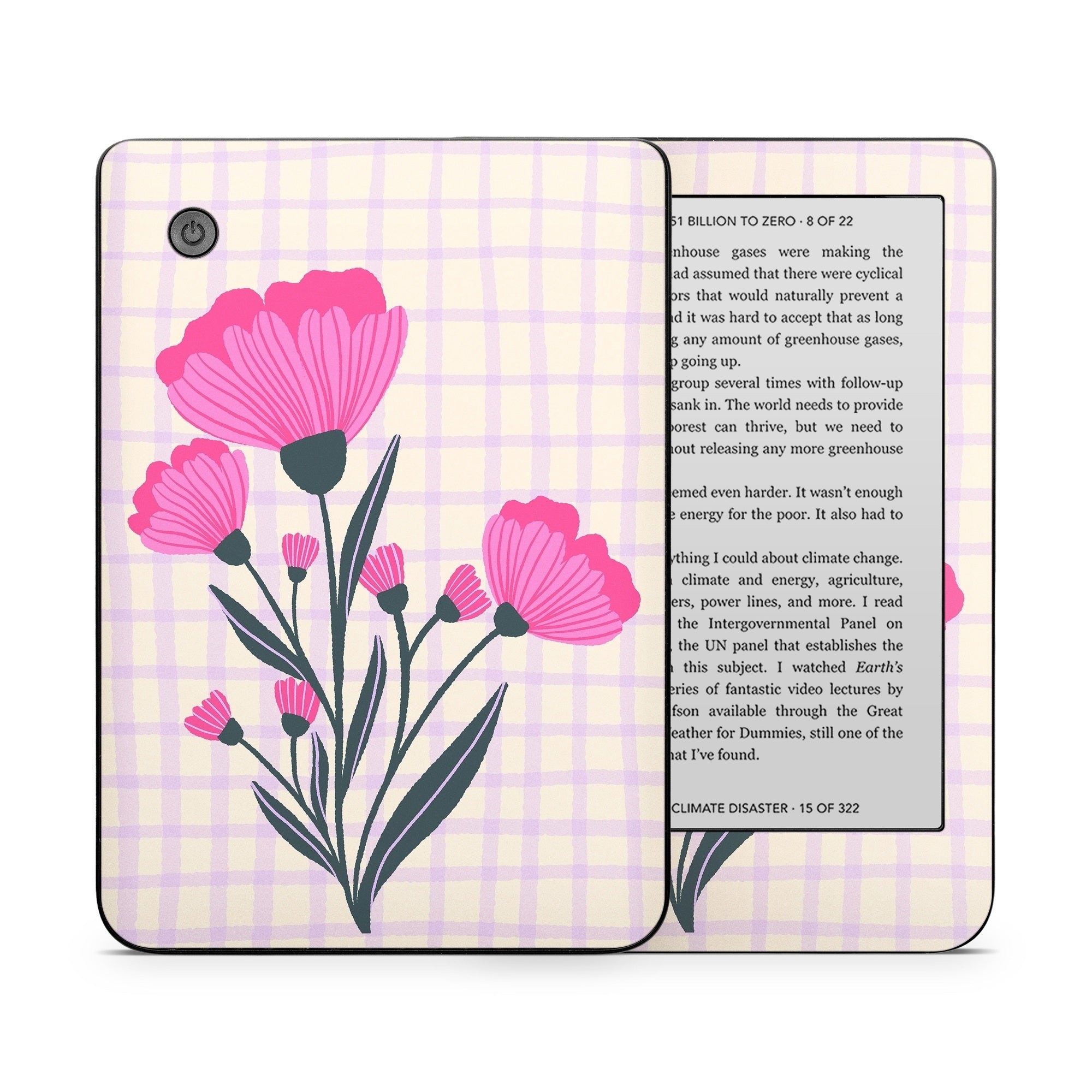 Floral Bouquet Grid - Kobo Clara 2E Skin