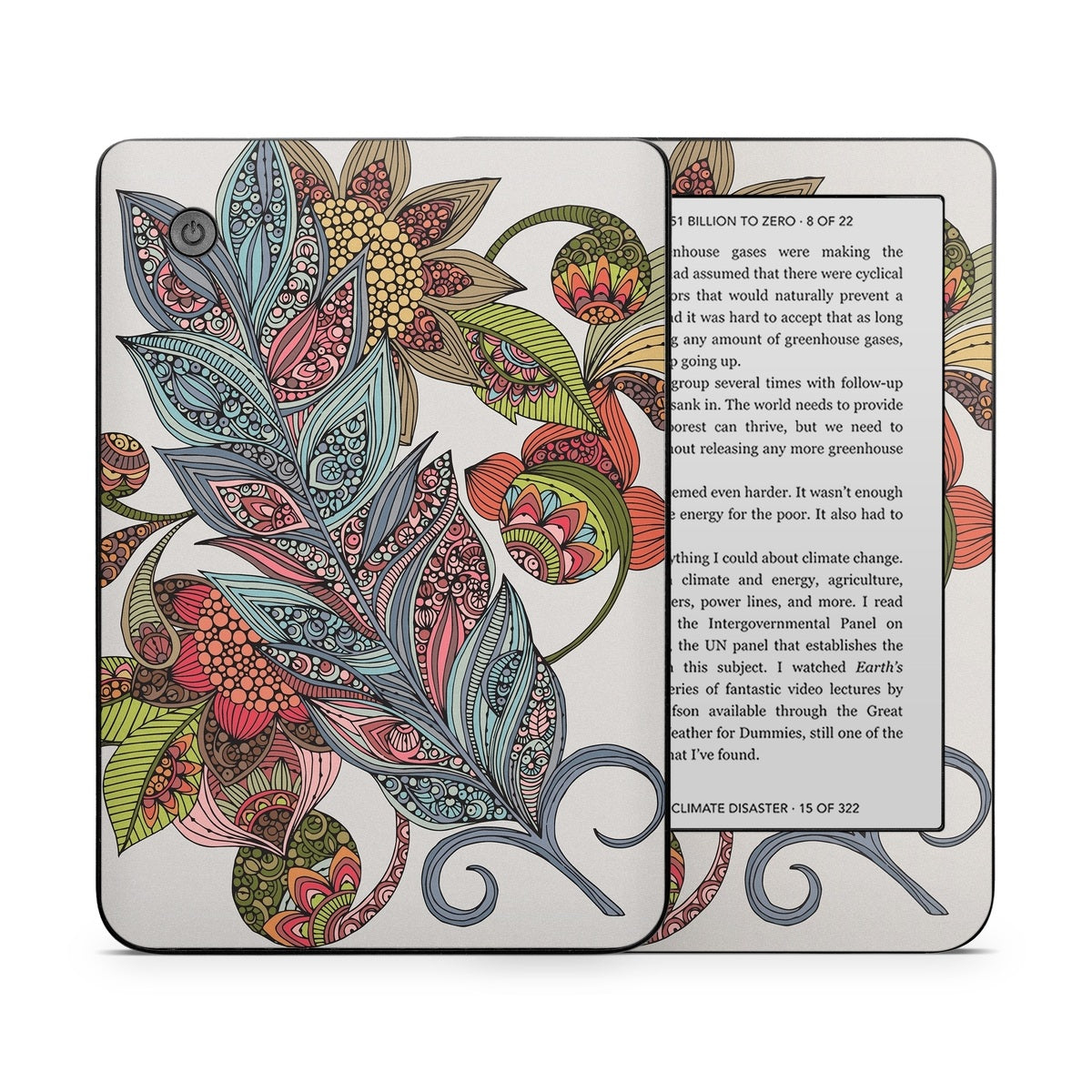 Feather Flower - Kobo Clara 2E Skin