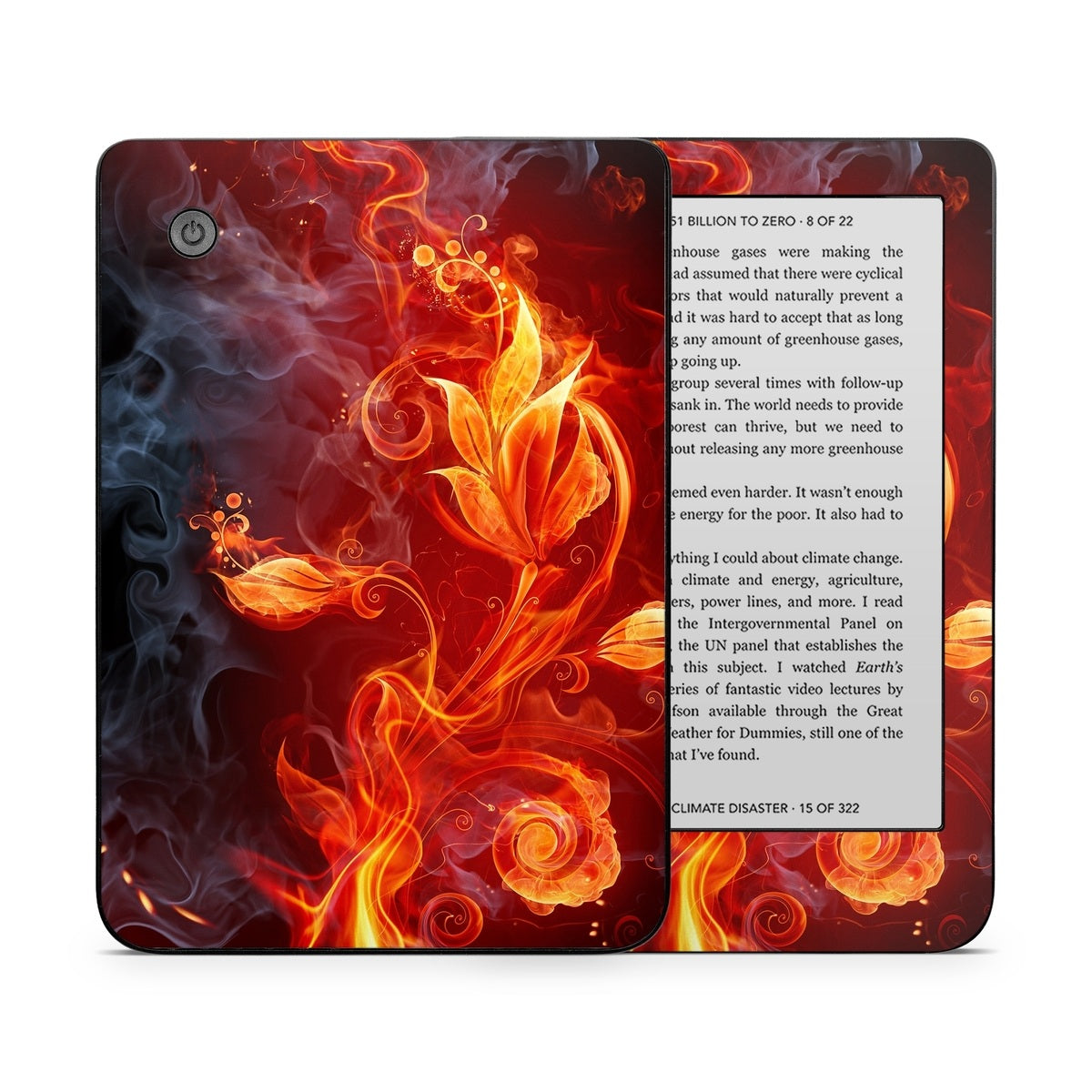 Flower Of Fire - Kobo Clara 2E Skin