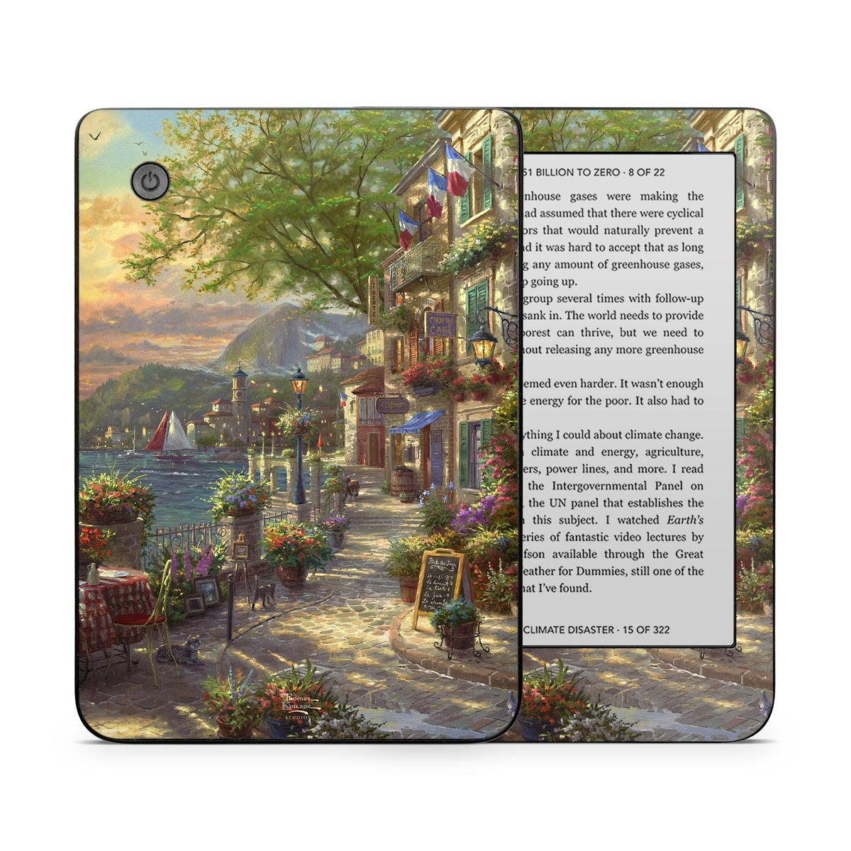 French Riviera Cafe - Kobo Clara 2E Skin