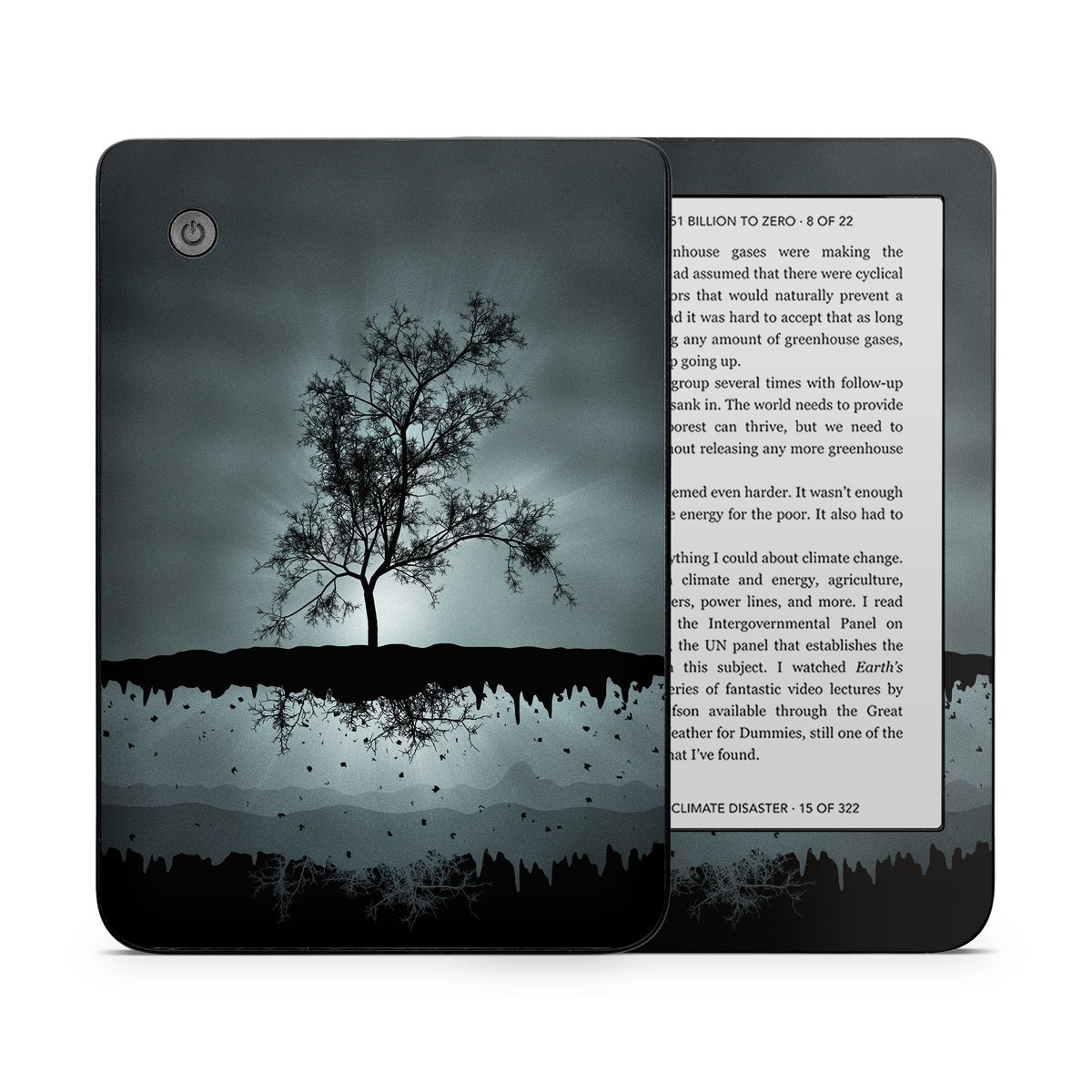 Flying Tree Black - Kobo Clara 2E Skin