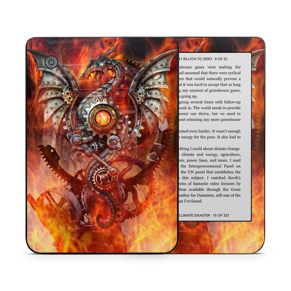 Furnace Dragon - Kobo Clara 2E Skin