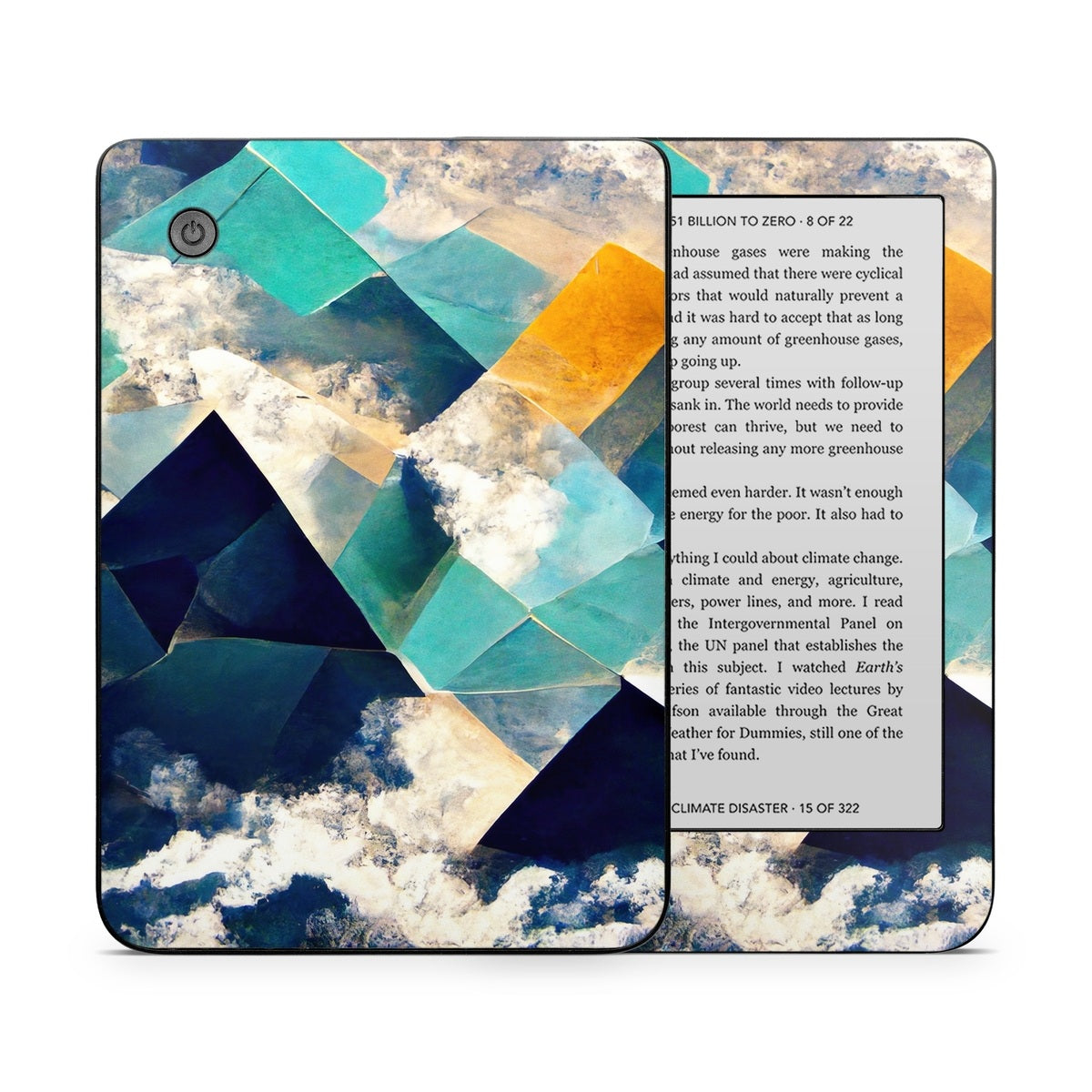 Gold Clouds - Kobo Clara 2E Skin