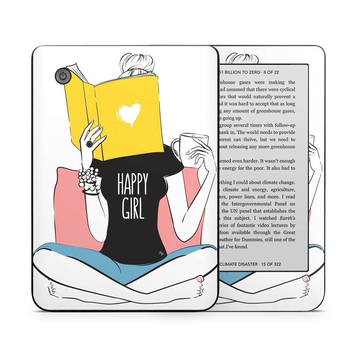 Happy Girl - Kobo Clara 2E Skin