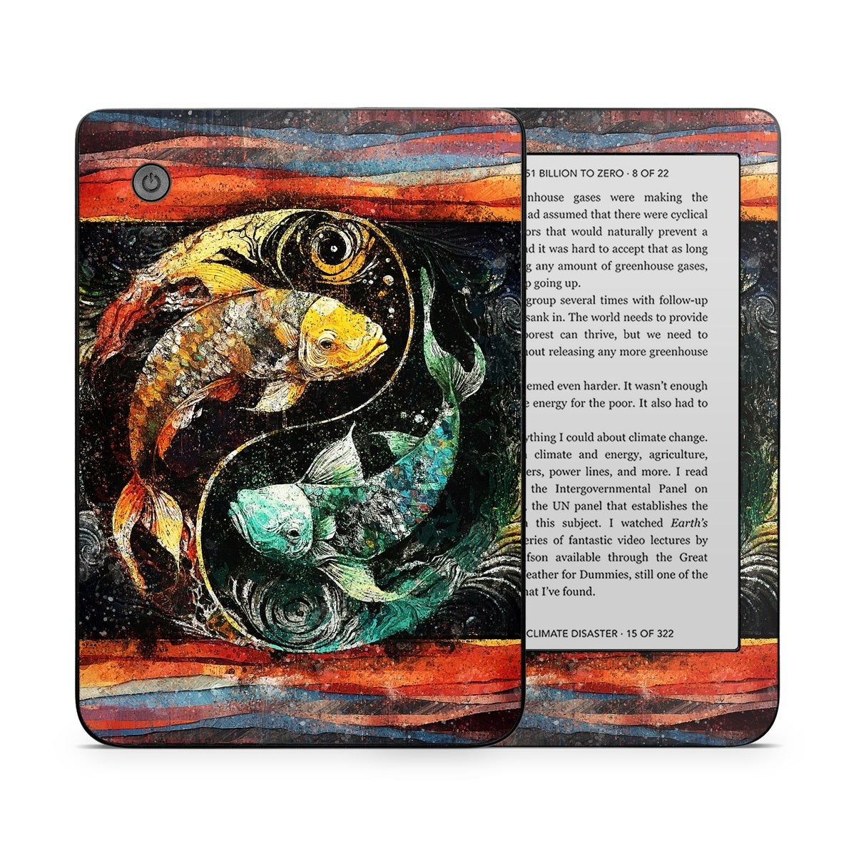 Koi Fish Yin Yang - Kobo Clara 2E Skin