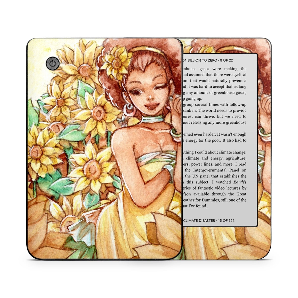 Lady Sunflower - Kobo Clara 2E Skin