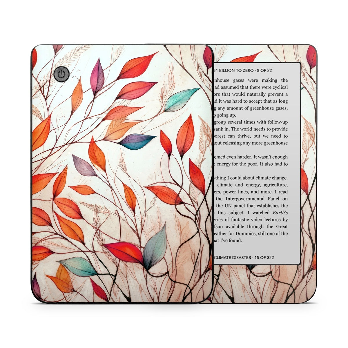 Leaf Sketches - Kobo Clara 2E Skin