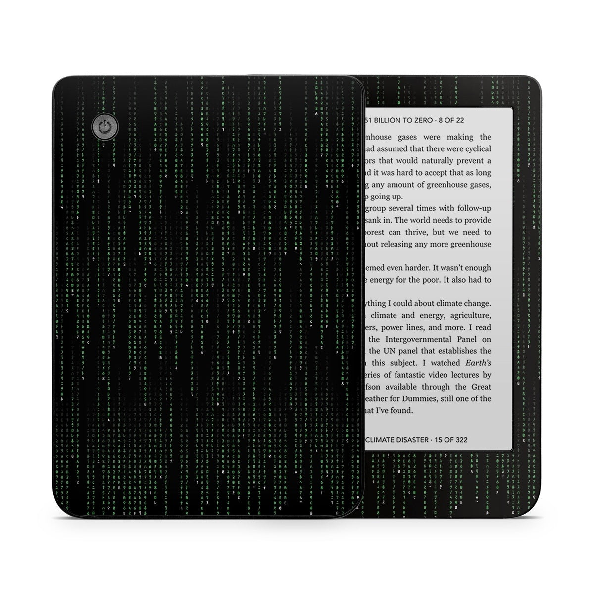 Matrix Style Code - Kobo Clara 2E Skin