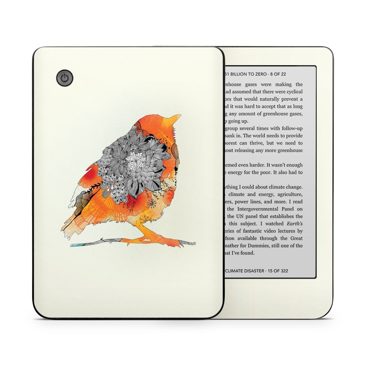 Orange Bird - Kobo Clara 2E Skin