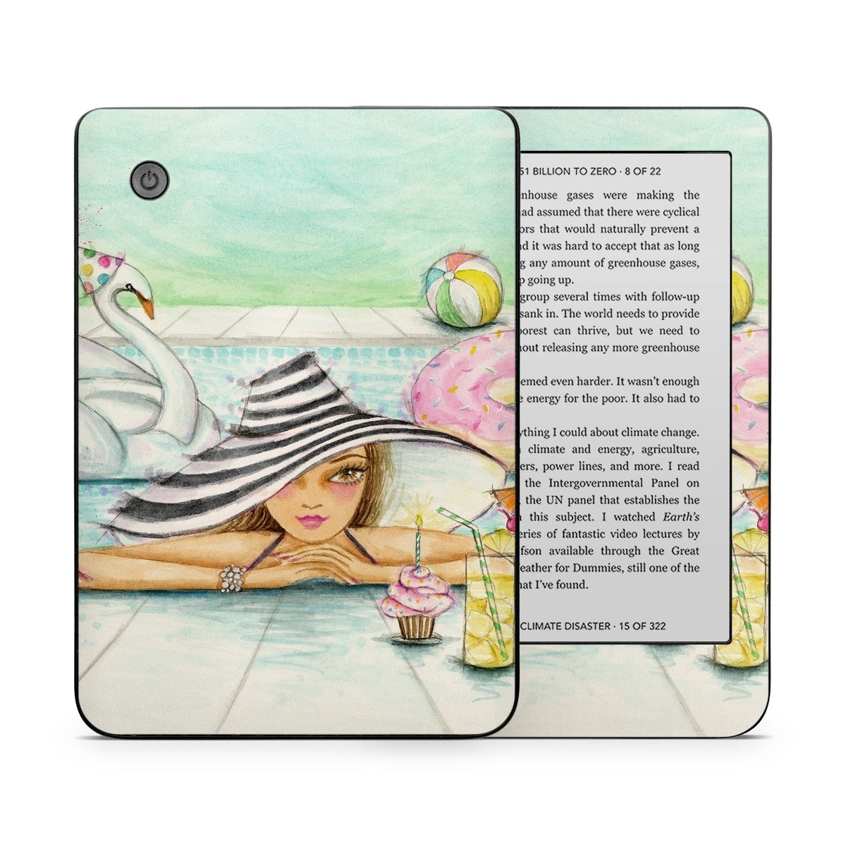 Delphine at the Pool Party - Kobo Clara 2E Skin