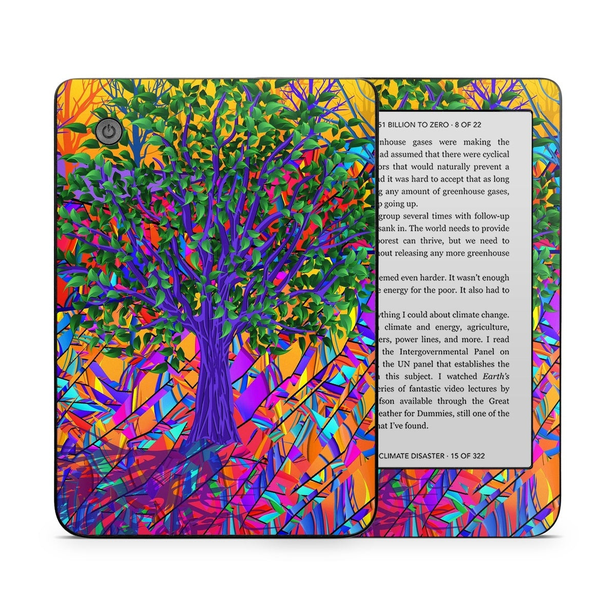 Stained Glass Tree - Kobo Clara 2E Skin