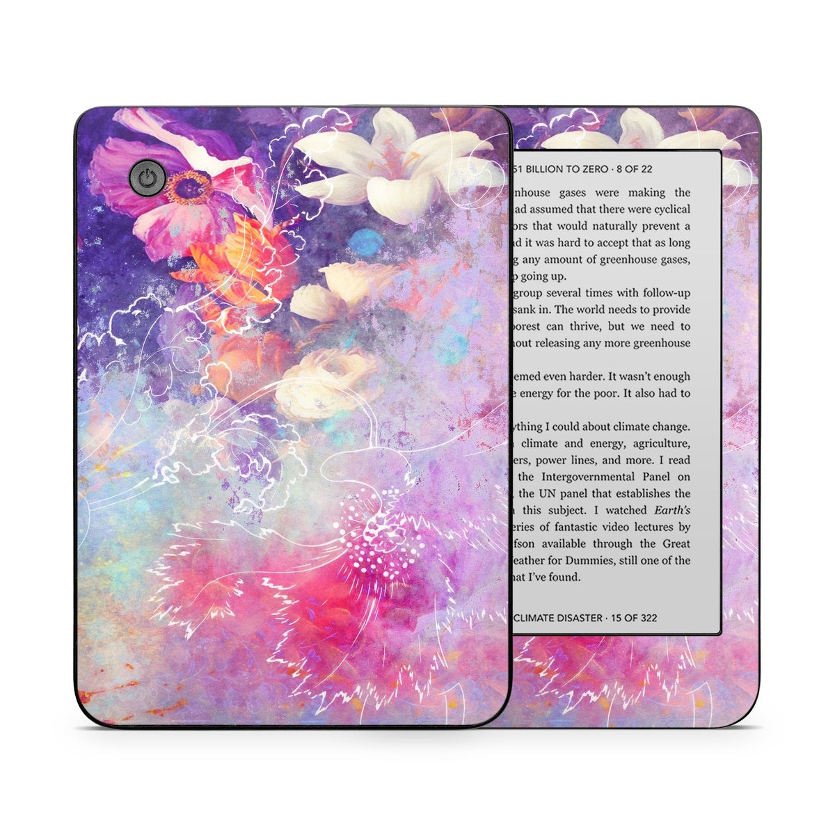 Sketch Flowers Lily - Kobo Clara 2E Skin