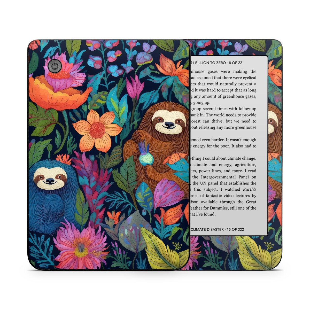 Garden of Slothy Delights - Kobo Clara 2E Skin