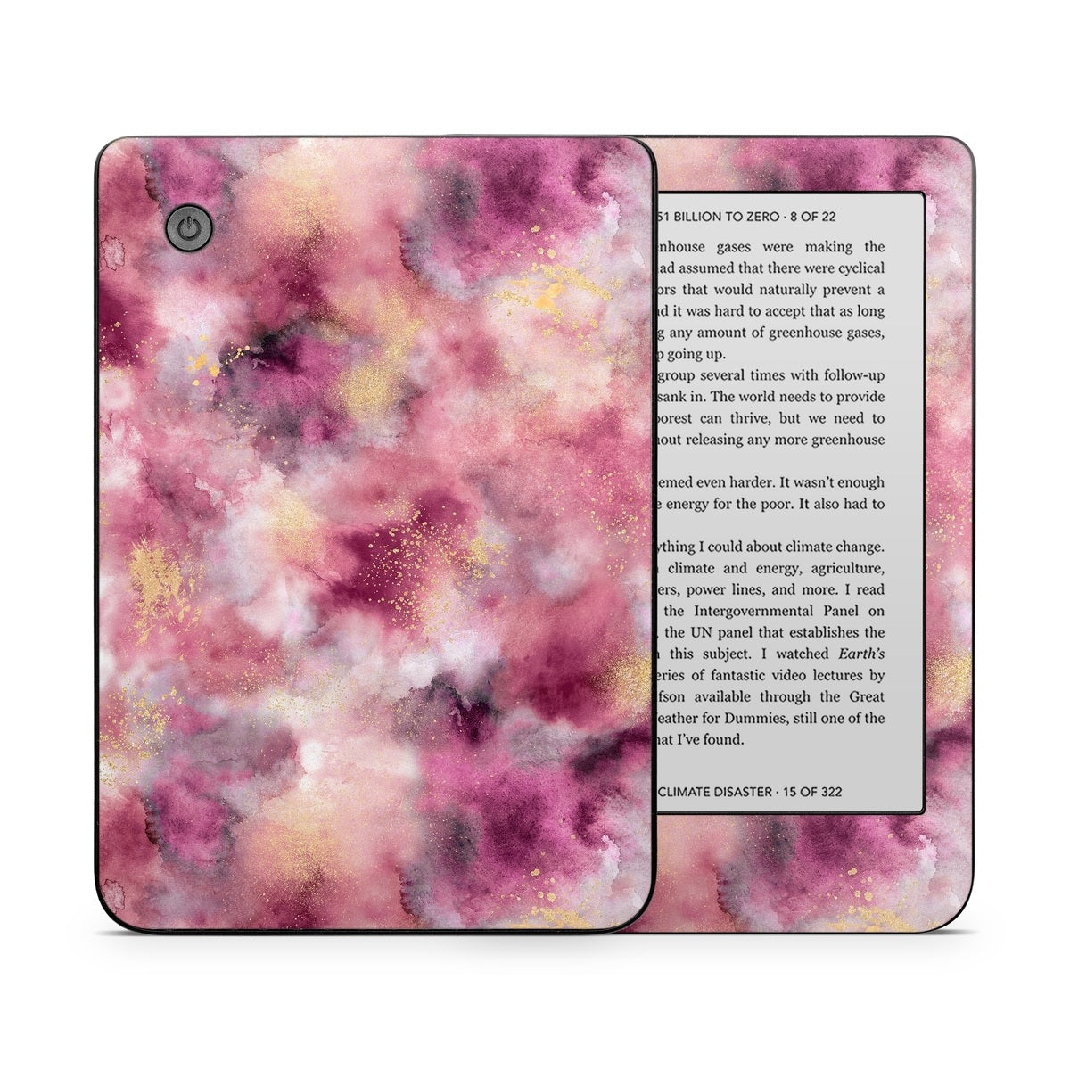 Smoky Marble Watercolor - Kobo Clara 2E Skin