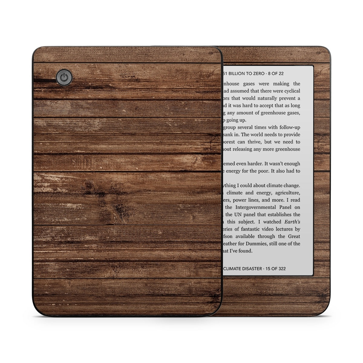 Stripped Wood - Kobo Clara 2E Skin