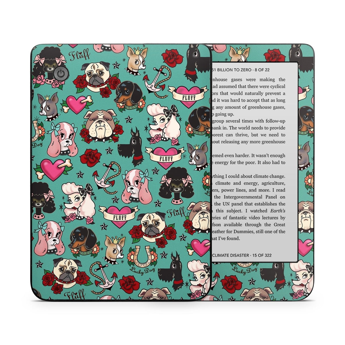 Tattoo Dogs - Kobo Clara 2E Skin