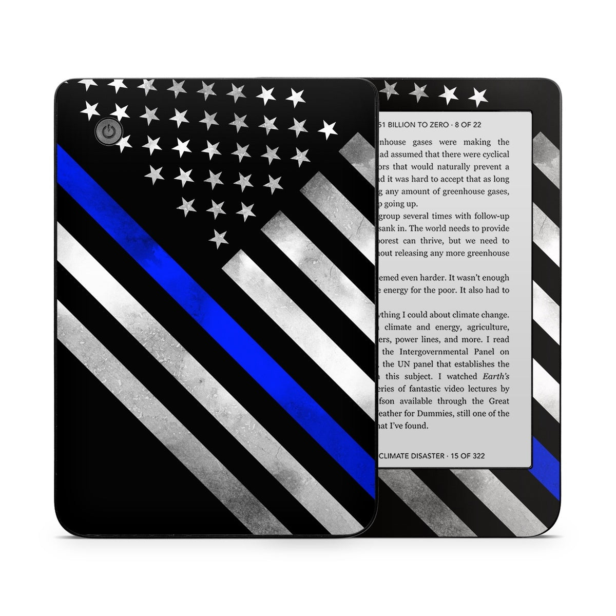 Thin Blue Line Hero - Kobo Clara 2E Skin