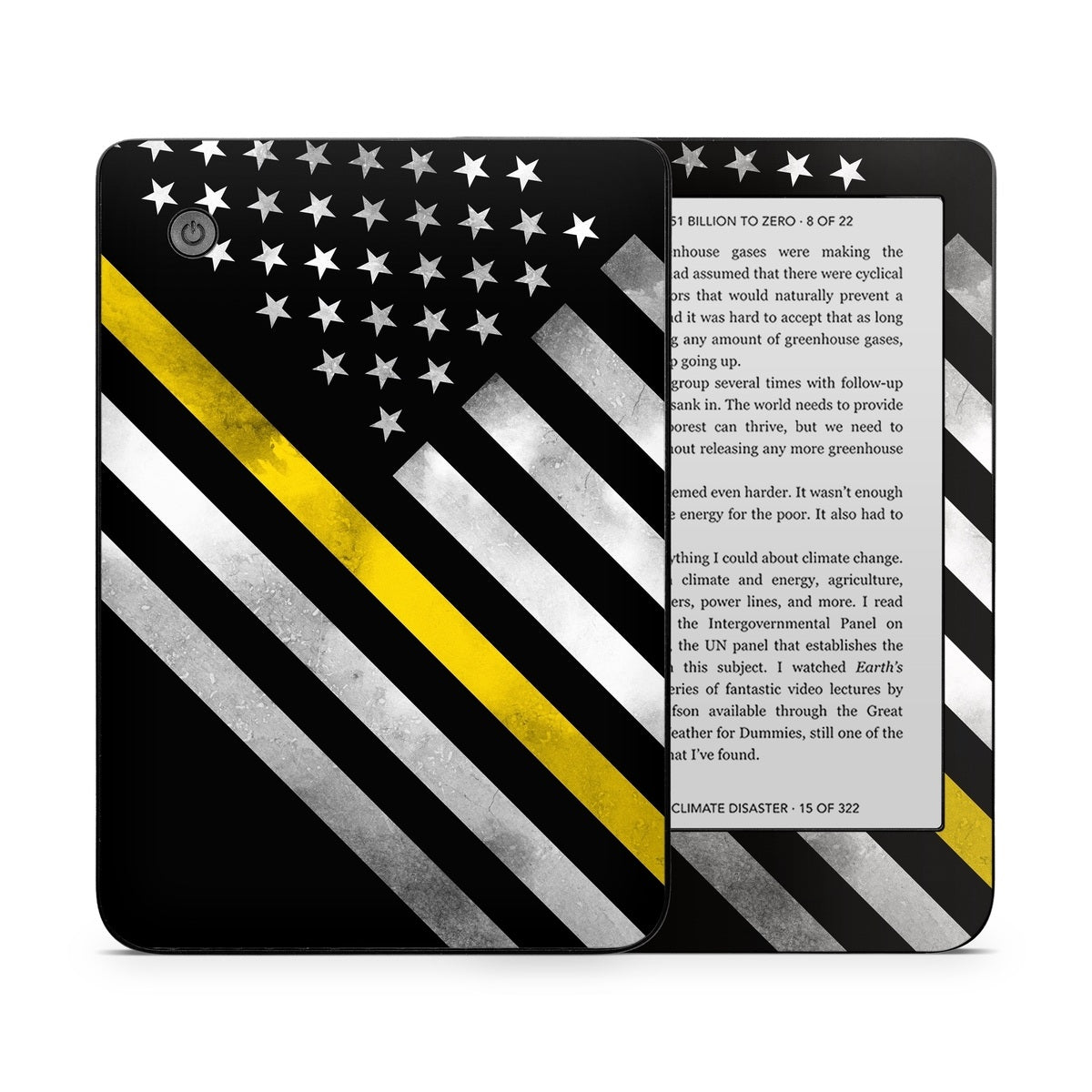 Thin Yellow Line Hero - Kobo Clara 2E Skin