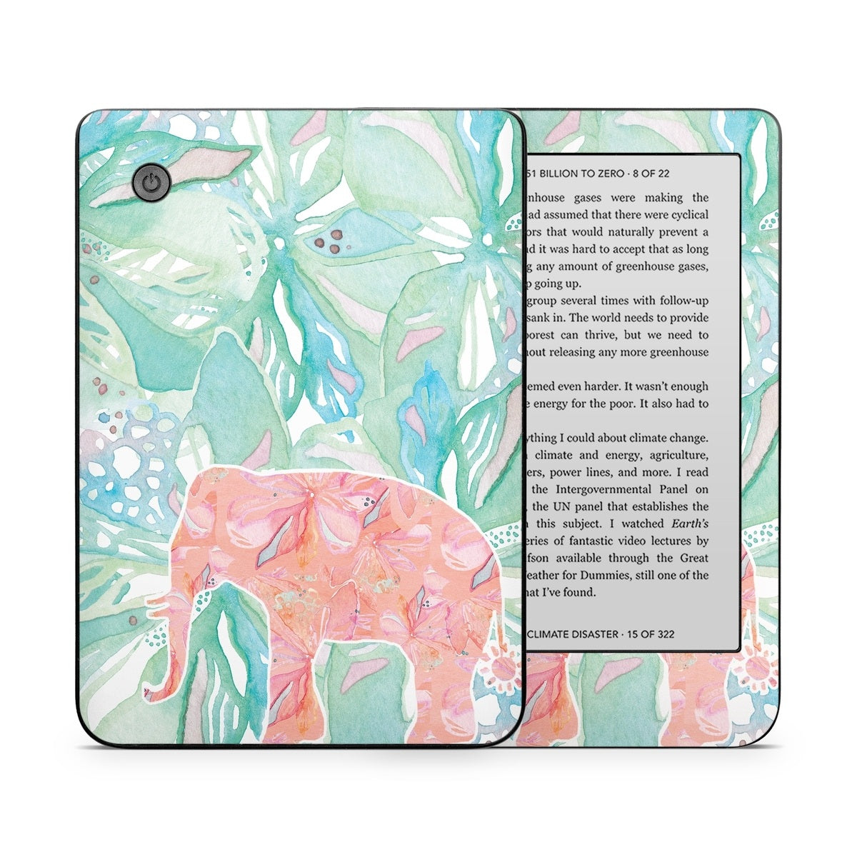 Tropical Elephant - Kobo Clara 2E Skin