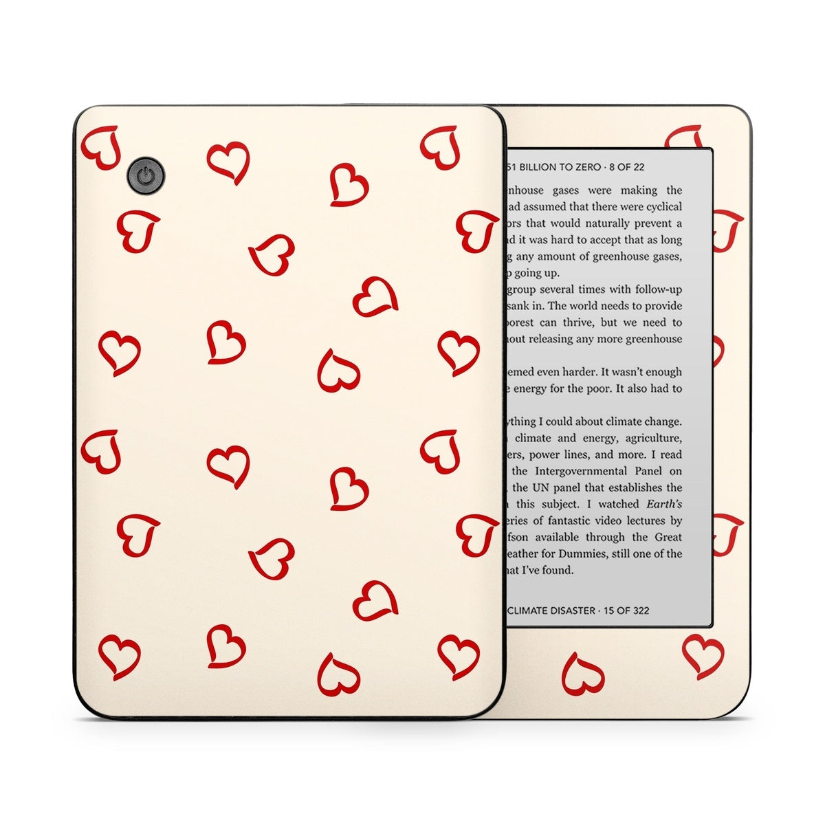 Tumbling Valentines - Kobo Clara 2E Skin