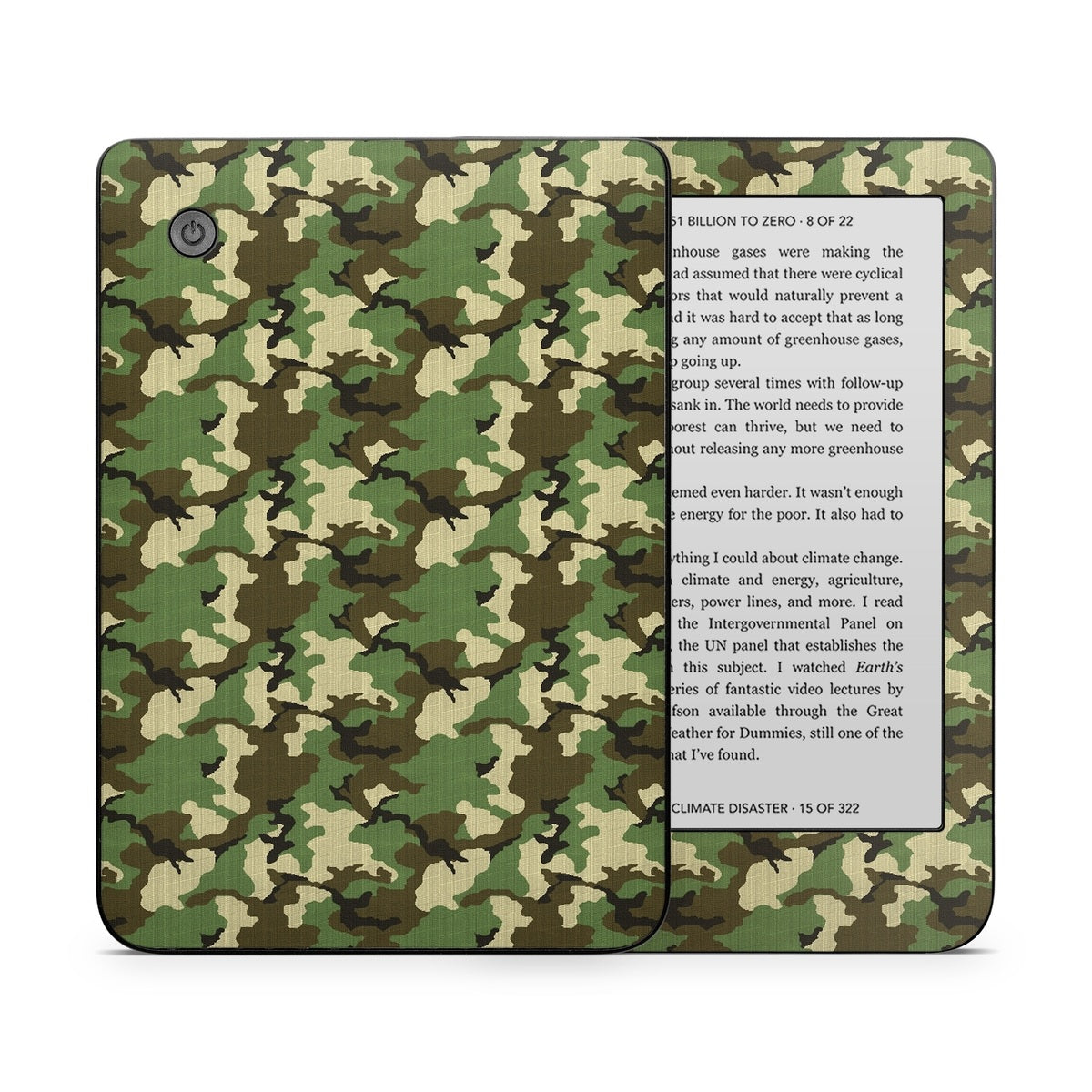 Woodland Camo - Kobo Clara 2E Skin