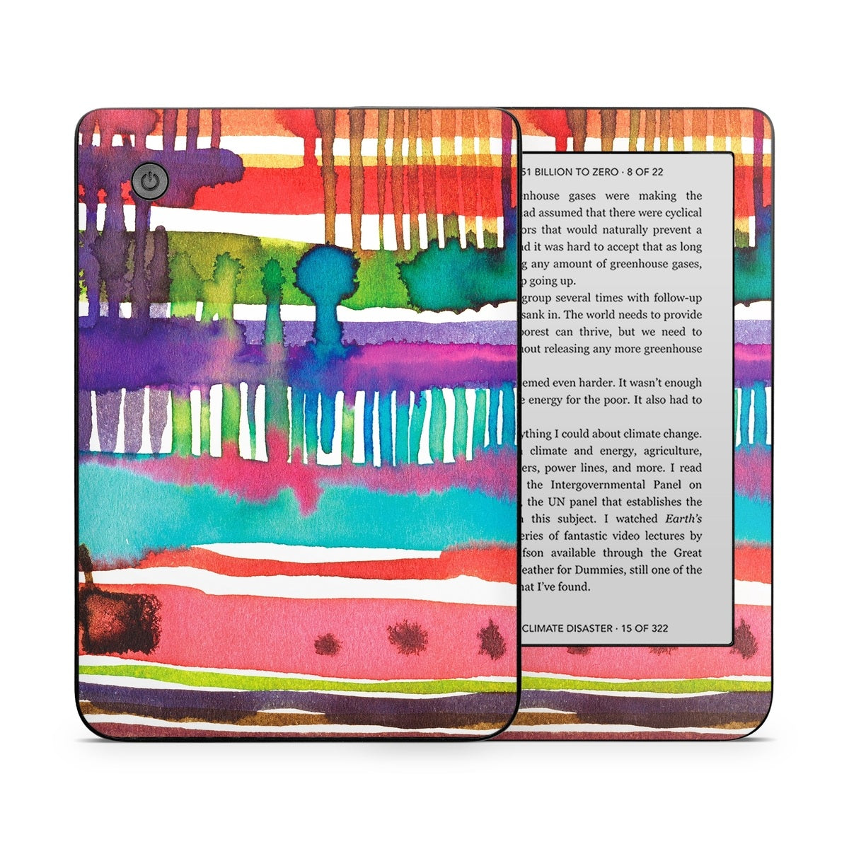 Watercolor Lines - Kobo Clara 2E Skin