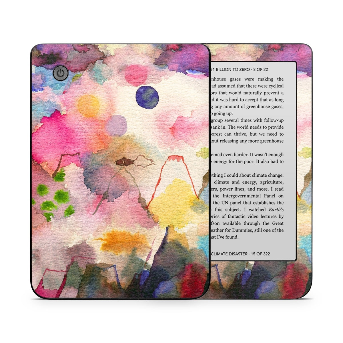 Watercolor Mountains - Kobo Clara 2E Skin